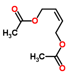 (2Z)-2-Butene-1,4-diyl diacetate Structure