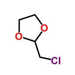 2-(Chloromethyl)-1,3-dioxolane Structure