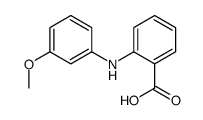 2-[(3-Methoxyphenyl)amino]benzoic acid Structure