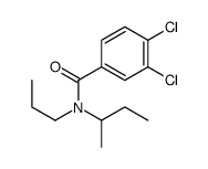 N-butan-2-yl-3,4-dichloro-N-propylbenzamide Structure