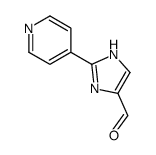 1H-Imidazole-4-carboxaldehyde,2-(4-pyridinyl)- (9CI) Structure