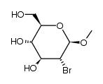 methyl-(2-bromo-2-deoxy-β-D-glucopyranoside) Structure
