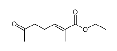 ethyl (E)-2-methyl-6-oxo-2-heptenoate Structure