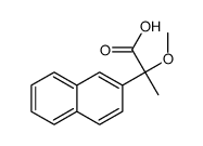 2-methoxy-2-naphthalen-2-ylpropanoic acid Structure