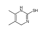 5,6-dimethyl-3,4-dihydro-1H-pyrimidine-2-thione Structure