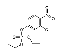 (3-chloro-4-nitrophenoxy)-diethoxy-sulfanylidene-λ5-phosphane Structure