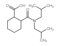 2-二异丁基氨基甲酰环己烷羧酸结构式