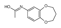 N-(3,4-二氢-2H-1,5-苯并二氧-7-基)乙酰胺结构式