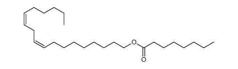 [(9Z,12Z)-octadeca-9,12-dienyl] octanoate结构式
