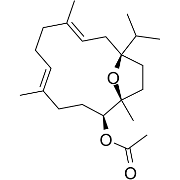 Incensole acetate structure