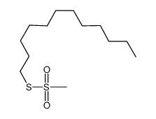 十二烷基甲烷硫代磺酸酯结构式
