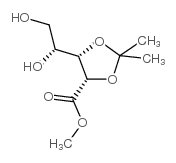 甲基3,4-O-异亚丙基戊酮酸酯结构式