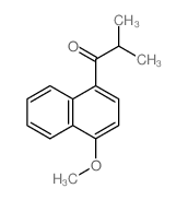 1-(4-methoxynaphthalen-1-yl)-2-methyl-propan-1-one Structure