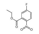 5-氟-2-硝基苯甲酸乙酯结构式