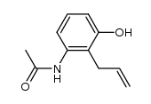 2-allyl-3-acetamidophenol结构式