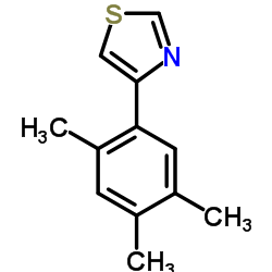 4-(2,4,5-Trimethylphenyl)-1,3-thiazole Structure