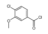4-chloro-3-methoxybenzoyl chloride Structure