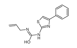 N-Allyl-N'-(4-phenyl-2-thiazolyl)urea结构式