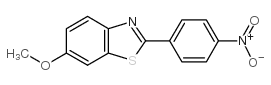 6-甲氧基-2-(4-硝基苯基)苯并噻唑结构式