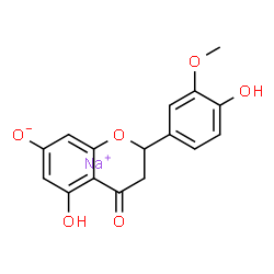 (-)-homoeriodictyl sodium salt Structure