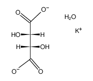 potassium racemate*2H2O structure