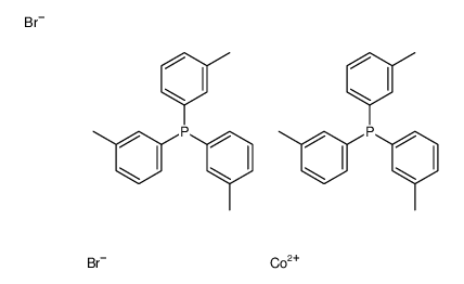 dibromobis[tris(m-tolyl)phosphine]cobalt结构式