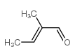 trans-2-Methyl-2-butenal Structure