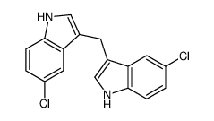 5-chloro-3-[(5-chloro-1H-indol-3-yl)methyl]-1H-indole结构式