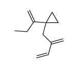 1-(2-Methylene-3-butenyl)-1-(1-methylenepropyl)cyclopropane Structure