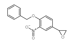 1-(4-苄氧基-3-硝基)苯基环氧乙烷结构式