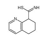 5,6,7,8-tetrahydroquinoline-8-carbothioamide结构式