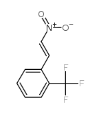 1-(2-三氟甲基苯基)-2-硝基乙烯结构式