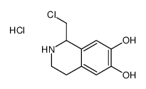 1-(chloromethyl)-1,2,3,4-tetrahydroisoquinoline-6,7-diol,hydrochloride结构式