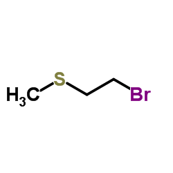 1-bromo-2-methylsulfanylethane结构式