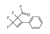 1,4,4-Trifluoro-2-phenyl-2-cyclobutene-1-carbonyl Fluoride结构式