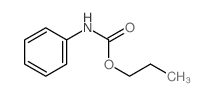 Carbanilic acid, propyl ester Structure