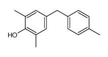 2,6-dimethyl-4-[(4-methylphenyl)methyl]phenol结构式