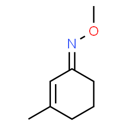 3-Methyl-2-cyclohexen-1-one O-methyl oxime结构式