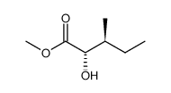 methyl (2S,3S)-2-hydroxy-3-methylpentanoate Structure