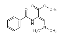 甲基(z)-2-苯甲酰氨基-3-二甲氨基丙烯酸结构式