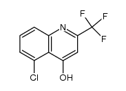 5-chloro-2-trifluoromethyl-4-quinolinol Structure