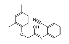 N-(2-cyanophenyl)-2-(2,4-dimethylphenoxy)acetamide结构式
