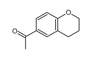 1-苯并二氢吡喃-6-乙酮结构式