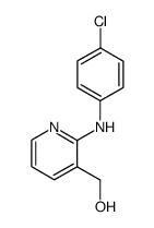 2-(4-Chlorophenyl)amino-3-hydroxymethylpyridine结构式