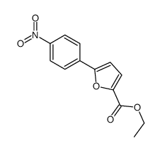 ethyl 5-(4-nitrophenyl)furan-2-carboxylate结构式