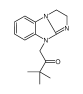 1-(1,2-dihydroimidazo[1,2-a]benzimidazol-4-yl)-3,3-dimethylbutan-2-one结构式