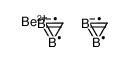 Beryllium, bis(3-diboriranyl)结构式