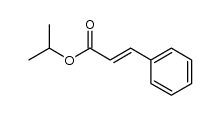 2-Propenoic acid, 3-phenyl-, 1-Methylethyl ester, (2E)- structure