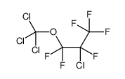 2-chloro-1,1,1,2,3,3-hexafluoro-3-(trichloromethoxy)propane Structure