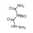 allophanic acid hydrazide, hydrochloride Structure